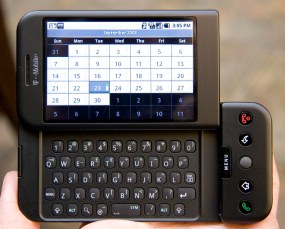 HTC Dream with an actual keyboard!