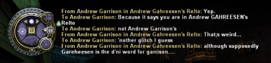 Yeah, that's his age, there is no Andrew Gahreesen.