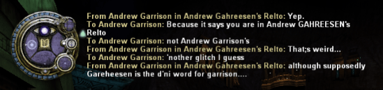 Yeah, that's his age, there is no Andrew Gahreesen.